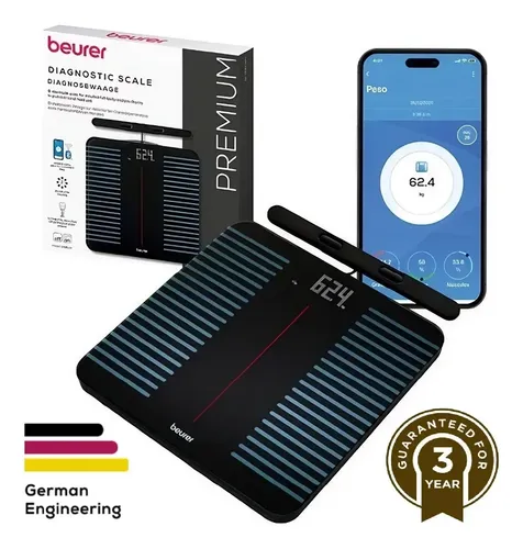 Balanza Digital Bioimpedancia Bluetooth Wifi Beurer Bf 990