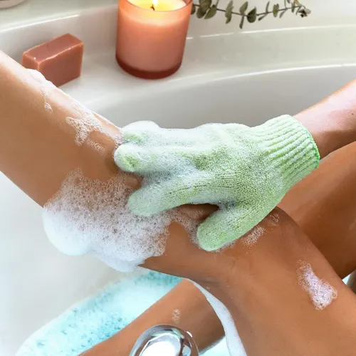 Guantes De Ducha Ecotools Exfoliantes Verde 1 Par