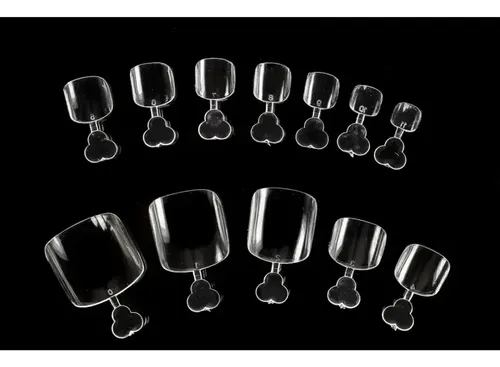 Tips Para Pies Press On Paris Night Transparente X600u
