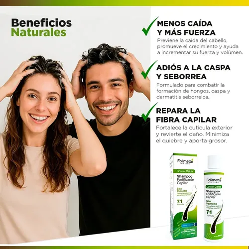 Shampoo De Saw Palmetto Para Caída Pelo Alopecia Dht Blocker