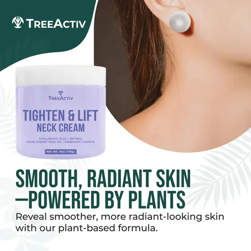 Crema Reafirmante Para El Cuello Treeactiv 118 G Con Ácido H