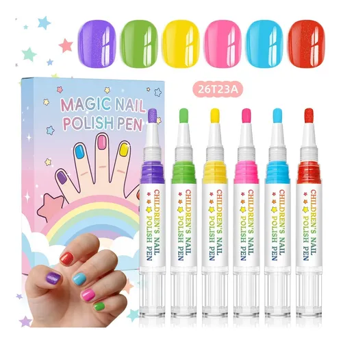 Bolígrafos De Uñas Para Niños – Marcadores De Arte De Uñas,