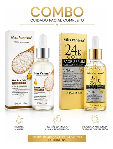 Serums Iluminador Y Aclarante Al Estilo Coreano X2 Unidades