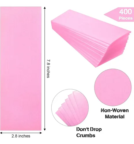 Tiras De Cera Maitys 400 Piezas Para Depilación Facial Y