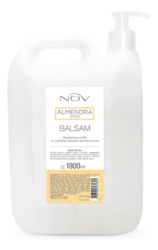 Acondicionador Almendra Nov Acido Restablecedor Ph X 1900ml