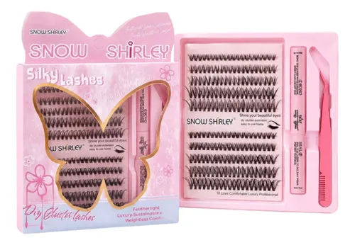 Kit Extensiones De Pestañas Snow Shirley 30p+40p