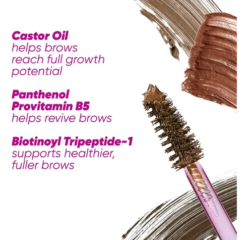 Gel Para Cejas Kosas Air Brow Marrón Negro