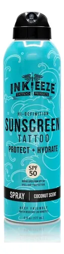 Protector Solar Para Tatuajes Ink-eeze Spf 50 6 Oz