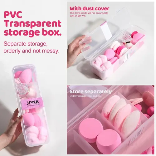 Jpnk 20pcs Makeup Sponges Set With Powder Puff Brush For …