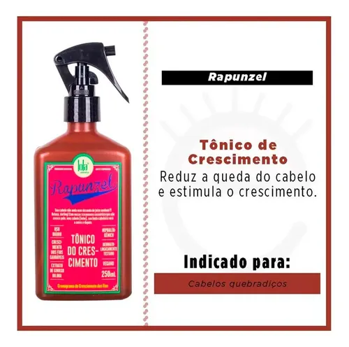 Tónico De Crecimiento Rapunzel Lola Cosmetics 250ml