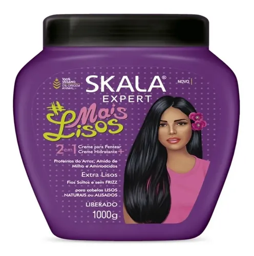 Crema de Tratamiento Capilar 2 en 1 Skala Más Lisos 1kg