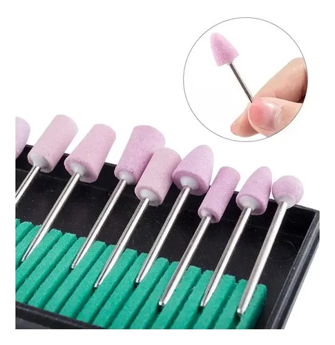 Kit De 12 Fresas Para Torno Pulidor Lima De Uñas Universal