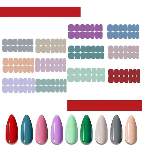 Z Hojas De Pegatinas Autoadhesivas Para Uñas Y Manos