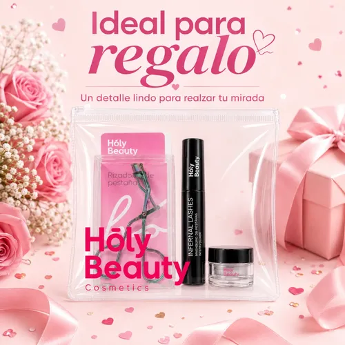 Combo Mirada Glow Holy Beauty Máscara Arqueador Y Sombra