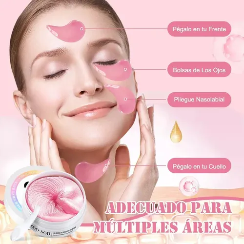 Parches De Hidrogel For Ojos, Colágeno, Antiojeras, .