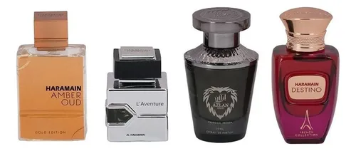 Set De Regalo De Fragancia Al Haramain Para Hombres Y Mujeres  4 × 10 Ml