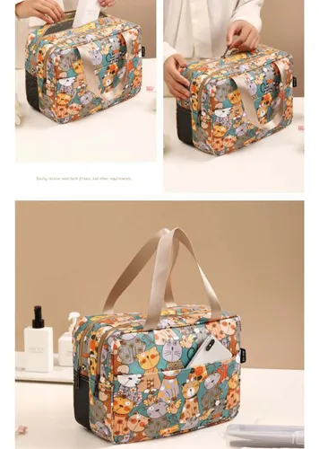 Bolsa De Maquillaje De Viaje Portátil Para Mujer, Bolsa De C