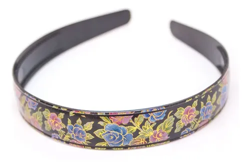Vinchas Plásticas Para El Pelo Pack X 12 Flores