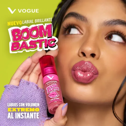 Brillo Labial Boom Bastic 6.8ml Sensación Intensa Vogue