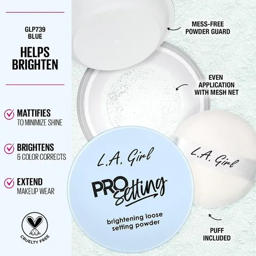 Polvo Fijador Suelto L.a. Girl Pro.setting, Suave