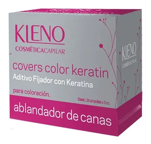 Ablandador De Canas Covers Color Keratin Kleno X 12