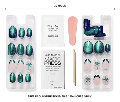 Juego De Uñas En Gel Autoadhesivas Dashing Diva Bow Down
