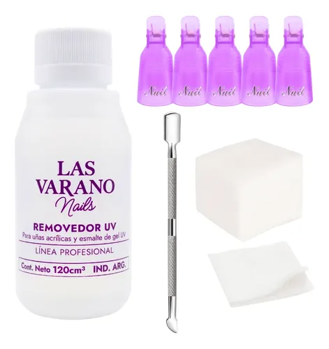 Kit Removedor Uv Broches Wipes Repujador Semipermanente