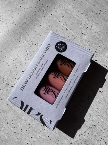 Mini Dew Blush Trio Set 3 Rubores Saie Tono Del Maquillaje Baby Sweetie Spicy