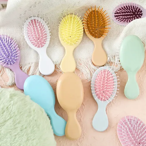 – 10 Mini Cepillos Peines Cabello De Peluquer Para Zzl-