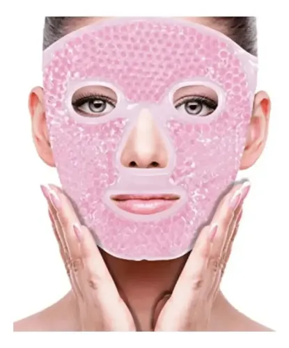 Mascara Rostro Completo Ojeras Antiarrugas Gel Reusable Rosa
