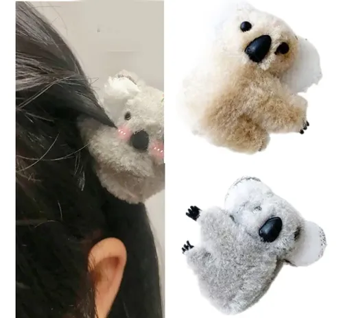 (kh) Preciosa Pinza De Pelo De Koala For La Escuela