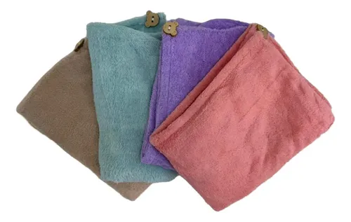 Turbante Toalla Para Pelo Secado Rápido De Microfibra Cofia