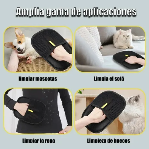 Nuevo 4 Pzs Guantes For Quitar El Pelo De Mascotas New