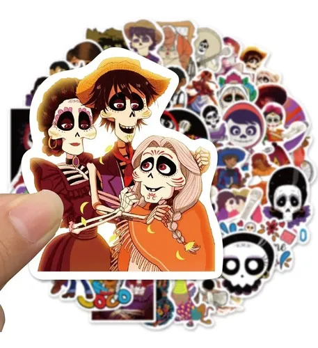 X* Coco – Set 50 Stickers / Calcomanias / Pegatinas