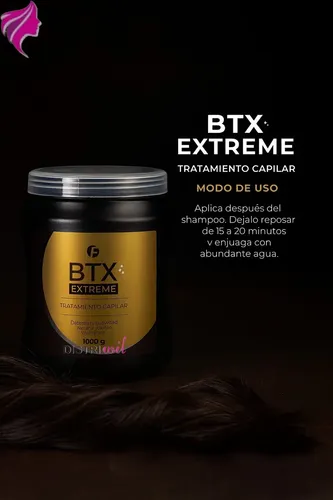 Bótox Capilar Frilayp BTX Extreme de 1 L para Hidratación y Reconstrucción Profunda