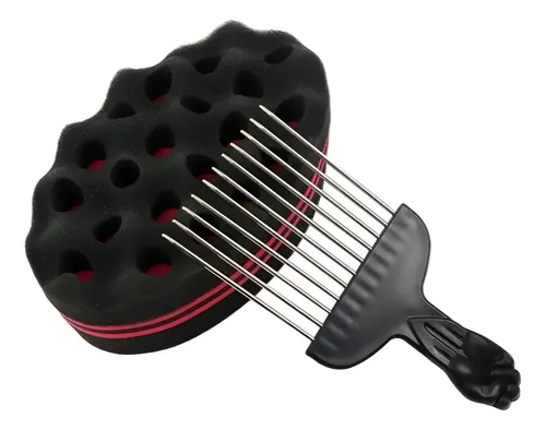 Peine Def Esponja Para Cabello Cepillo Para Ondas