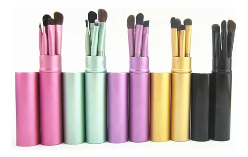 Set De 5 Brochas De Ojos Para Maquillaje