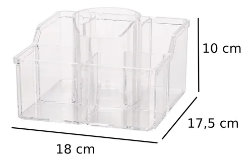 Organizador Multiuso Acrílico Porta Cosmético Decorativo
