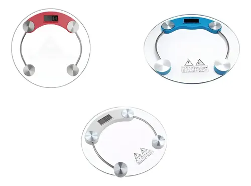 Balanza Digital Personal Corporal De Baño En Vidrio Y Metal