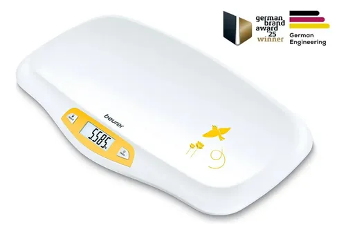 Balanza Digital Pediátrica Blanca Hasta 20 Kg Beurer By 80 Color Blanco