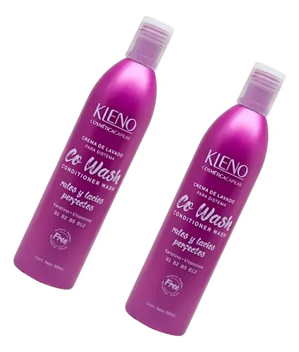 Crema Lavado Acondicionador Co Wash Kleno Rulos Lacios X 3u