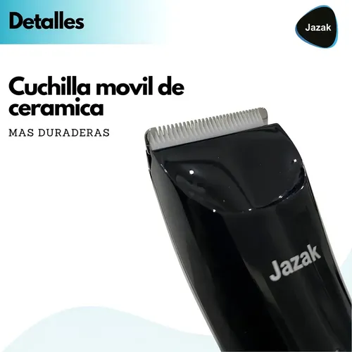 Afeitadora Corporal Jazak JZK701 Inalámbrica con Cuchilla de Cerámica y Pantalla LED