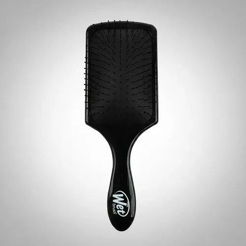 Cepillo Para Cabello Wetbrush Paddle Desenredante Color Negro