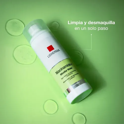 Agua Micelar Desmaquillante Niacinamide+ Anti Acne Lidherma