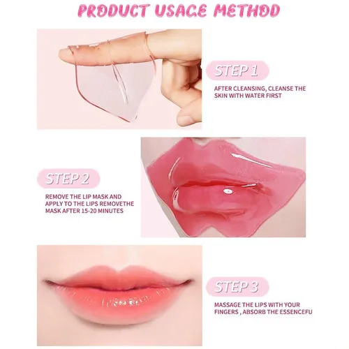 Mascarilla Labial, 30 Unidades De Almohadillas De Gel Para E