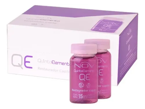 15 Ampollas Restaurador Capilar Quinto Elemento Nov X 15ml