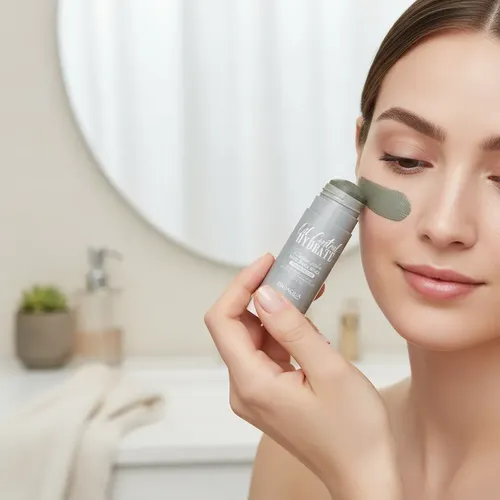 Mascarilla Facial Barra Stick Mud Mask Bioaqua Carbon Bamboo Tipo de piel Grasa
