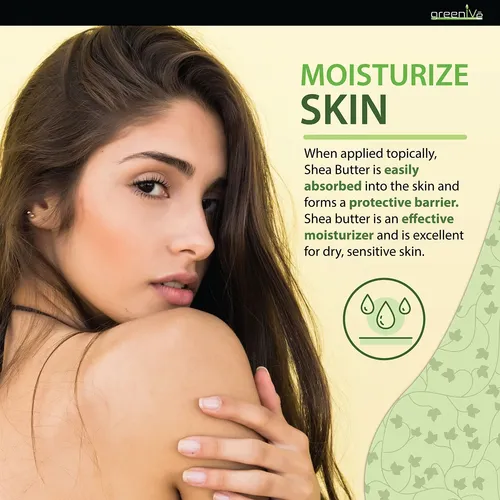 Manteca De Karité Greenive Cruda 100% Pura Orgánicamente Cul