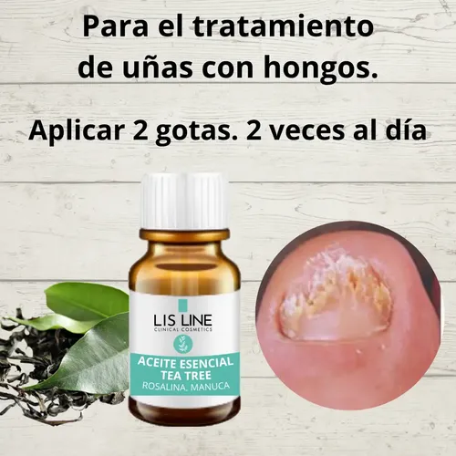 Reconsctructor Uñas Con Hongos Tea Tree Lis Line 10cc