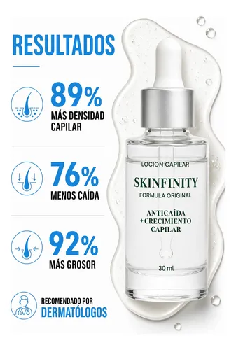Combo Anticaida Serum+shampoo Skinfinity Fortaleza Capilar